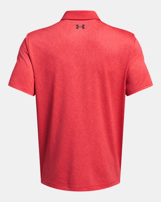 Men's UA Playoff 3.0 Coral Jacquard Polo in Red image number 5